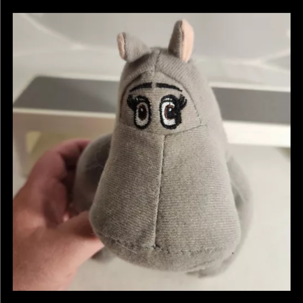 Madagascar 3 Gloria The Hippo Plush Stuffed Toy 7” Soft Eyes